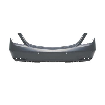 Bumper Cover Rear W222 w/o AMG Styling Pkg w/Active Park w/Radar Sensor Primed for Mercedes-Benz S450 S560