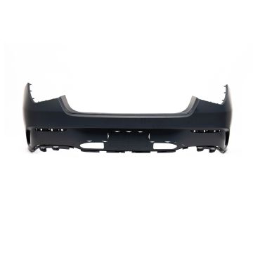 Bumper Cover Rear w/AMG Styling Pkg C118 w/o Active Park Assist Primed for Mercedes-Benz CLA250 CLA35 AMG CLA45 AMG