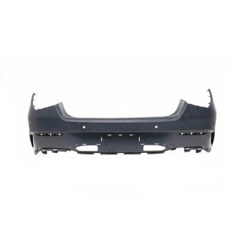 Bumper Cover Rear w/AMG Styling Pkg C118 w/Active Park Assist Primed for Mercedes-Benz CLA250 CLA35 AMG CLA45 AMG
