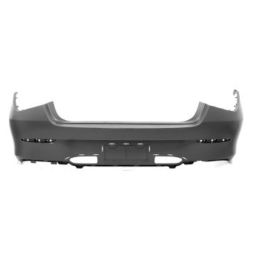 Bumper Cover Rear C118 w/o AMG Styling Pkg w/o Active Park Assist Primed for Mercedes-Benz CLA250 2020-2023