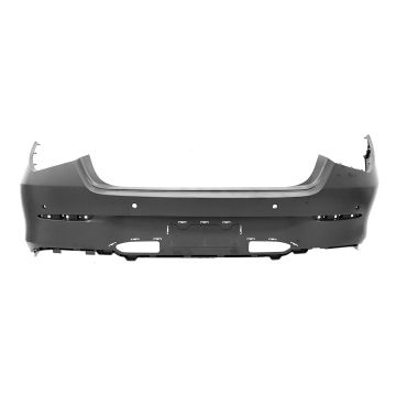 Bumper Cover Rear C118 w/o AMG Styling Pkg w/Active Park Assist Primed for Mercedes-Benz CLA250 2020-2023