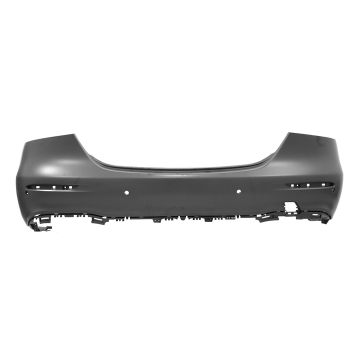 Bumper Cover Rear w/AMG Styling Pkg W213 w/Active Park Assist Primed CAPA for Mercedes-Benz E350 E450 E53 AMG