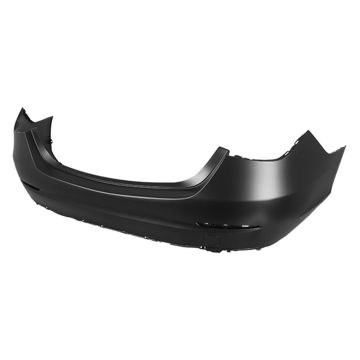 Bumper Cover Rear W206 w/o AMG Styling Pkg w/o Parking Sensors Primed CAPA for Mercedes-Benz C300 Sedan 2022-2024