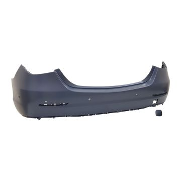 Bumper Cover Rear W206 w/o AMG Styling Pkg w/Parking Sensors Primed for Mercedes-Benz C300 Sedan 2022-2024