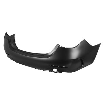 Bumper Cover Rear W206 w/AMG Styling Pkg w/o Parking Sensors Primed for Mercedes-Benz C300 Sedan 2022-2024