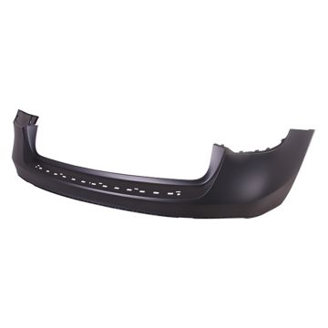 Bumper Cover Rear Upper X156 w/o Sport Pkg w/o Active Park Assist w/Molding Holes Primed CAPA for Mercedes-Benz GLA250 2015-2020