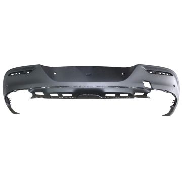 Bumper Cover Rear Lower C292 w/Active Park Assist Textured Black for Mercedes-Benz GLE350d GLE43 AMG GLE450 AMG