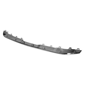 Bumper Cover Molding Rear Lower w/o Night Pkg W166 Chrome CAPA for Mercedes-Benz GLE300d GLE350 GLE400 GLE550 GLE550e GLS450 GLS550