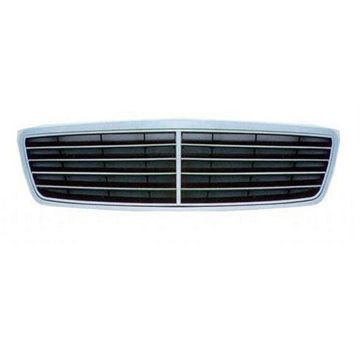 Grille Assembly W203/S203 Chrome & Black Avantgarde/Elegance Package for Mercedes-Benz C230 C240 C280 C32 AMG C320 C350