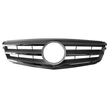 Grille Assembly w/o AMG w/Sport Pkg W204 for Mercedes-Benz C300 C350 C63 AMG