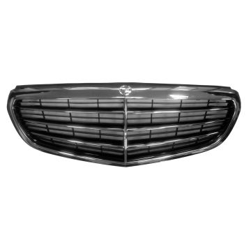 Grille Assembly S212 w/o AMG Styling Pkg w/o Dist Cruise w/o Camera Elegance Pkg for Mercedes-Benz E350 Wagon 2014-2016