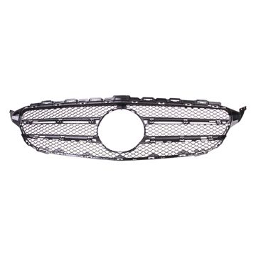 Grille Assembly W205 w/o Luxury Pkg w/o AMG Styling Pkg w/o Surround View for Mercedes-Benz C300 C400