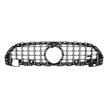 Grille Assembly W206 w/o Front View Camera Bright Chrome for Mercedes-Benz C43 AMG Sedan 2023-2024