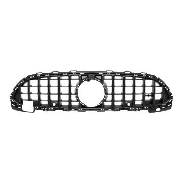 Grille Assembly W206 w/o Front View Camera Dark Chrome for Mercedes-Benz C43 AMG Sedan 2023-2024