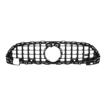 Grille Assembly W206 w/Front View Camera Dark Chrome for Mercedes-Benz C43 AMG Sedan 2023-2024