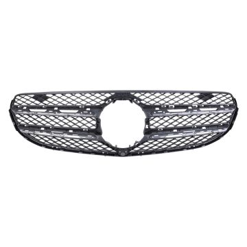 Grille Assembly X253 SUV w/o AMG Styling Pkg w/Front View Camera CAPA for Mercedes-Benz GLC300 2020-2022
