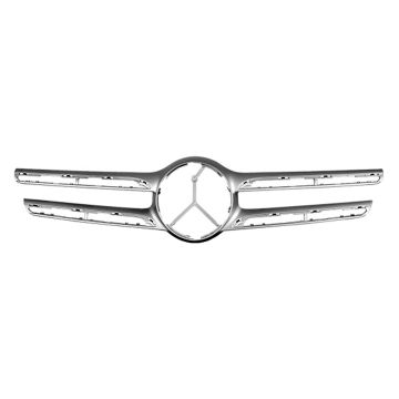 Grille Molding Center X253 w/Dist Cruise Control w/o S/V Camera w/o Night Pkg for Mercedes-Benz GLC300 2016-2019