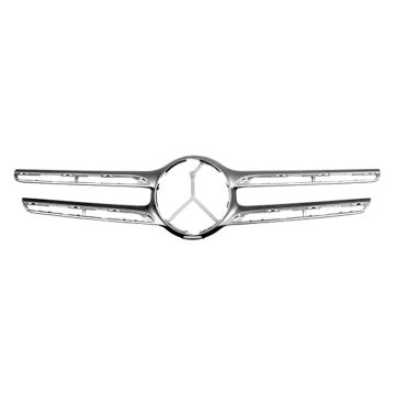 Grille Molding Center X253 w/Distronic Cruise Control w/S/V Camera w/o Night Pkg for Mercedes-Benz GLC300 2016-2019