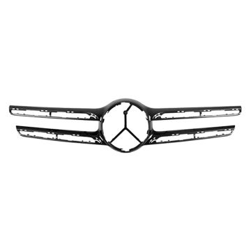 Grille Molding Center X253 w/Distronic Cruise Control w/S/V Camera w/Night Pkg CAPA for Mercedes-Benz GLC300 2016-2019