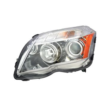 Headlight Assembly Composite Left X204 Halogen CAPA for Mercedes-Benz GLK350 2010-2012