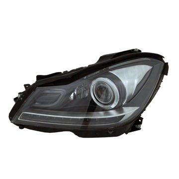 Headlight Assembly Composite Left W204 w/Cornering Lamps for Mercedes-Benz C250 C300 C350 C63 AMG