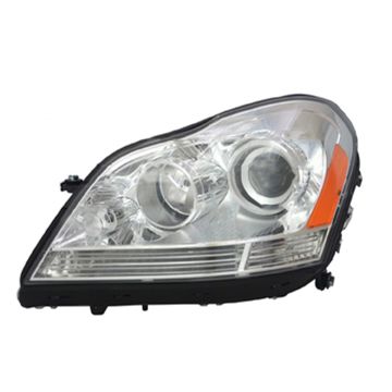 Headlight Assembly Composite Left X164 Halogen CAPA for Mercedes-Benz GL320 GL350 GL450 GL550