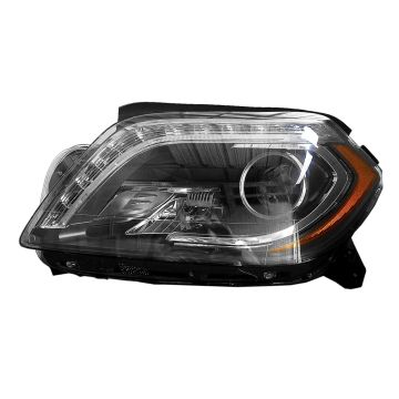 Headlight Assembly Composite Left X166 w/Cornering Lamps w/o Night Vision for Mercedes-Benz GL350 GL450 GL550 GL63 AMG