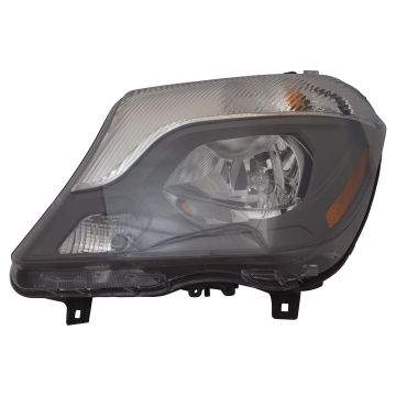 Headlight Assembly Composite Left NCV3 Halogen CAPA for Mercedes-Benz Sprinter 2500 Sprinter 3500