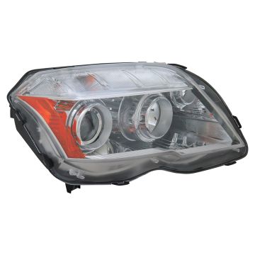 Headlight Assembly Composite Right X204 Halogen CAPA for Mercedes-Benz GLK350 2010-2012