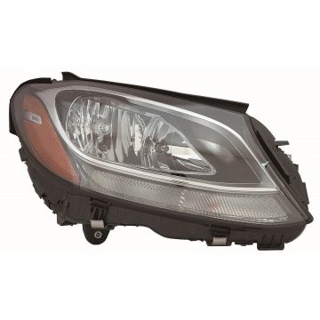 Headlight Assembly Composite Right W205 Halogen CAPA for Mercedes-Benz C300 C400 C63 AMG