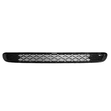 Bumper Cover Grille Front F57/F56/F55 w/o John Cooper Works Pkg Black CAPA for Mini Cooper Hatchback Convertible Base 2014-2021