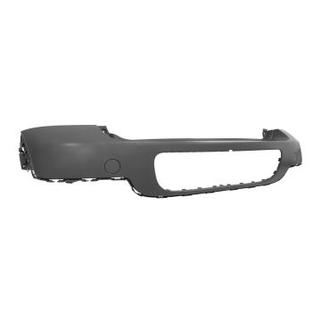 Bumper Cover Rear R60 w/Chrome Trim w/o Rear Object Sensors Primed CAPA for Mini Cooper Countryman Base 2011-2016
