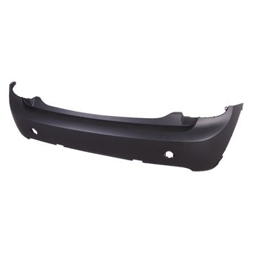 Bumper Cover Rear F57/F56 w/o John Cooper Works Pkg w/o Park Sensors Primed CAPA for Mini Cooper Hatchback Convertible Base 2014-2021