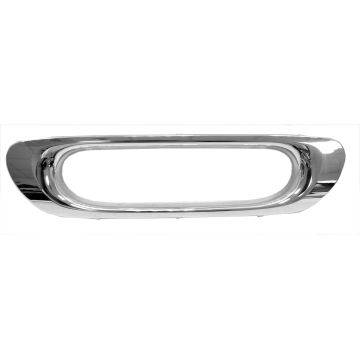 Bumper Insert Rear F57/F56/F55 w/o JCW Pkg Fog Lamp Bezel Chrome for Mini Cooper Hatchback Convertible Base 2014-2021