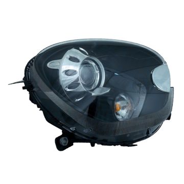 Headlight Assembly Composite Left R61 Xenon w/Adaptive Headlamps w/Black Housing for Mini Cooper Paceman 2013-2016