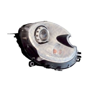Headlight Assembly Composite Left R56/R58/R59 w/o Black Housing w/Adaptive Headlamps Xenon for Mini Cooper 2007-2015