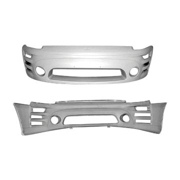 Bumper Cover Front From 2/02 w/o License Plate Cutout Primed for Mitsubishi Eclipse 2002-2005