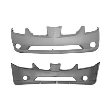 Bumper Cover Front Primed for Mitsubishi Galant 2004-2006