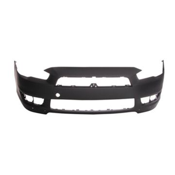Bumper Cover Front w/Air Dam Holes Primed for Mitsubishi Lancer GTS Special Edition SE GTS Sportback SE Sportback SE Limited Edition SE Limited Edition Sportback 2008-2015