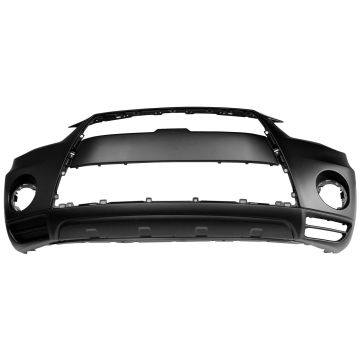 Bumper Cover Front w/o Fog Lamps w/o Lower Protector Primed CAPA for Mitsubishi Outlander 2010-2013