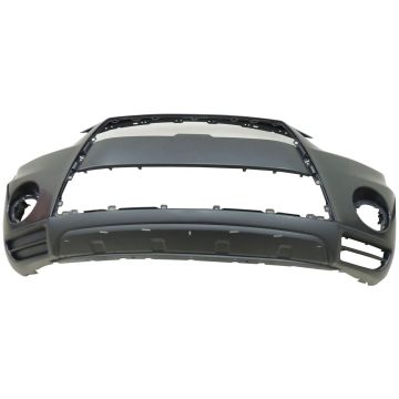 Bumper Cover Front w/Fog Lamps w/Lower Protector Primed for Mitsubishi Outlander 2010-2013