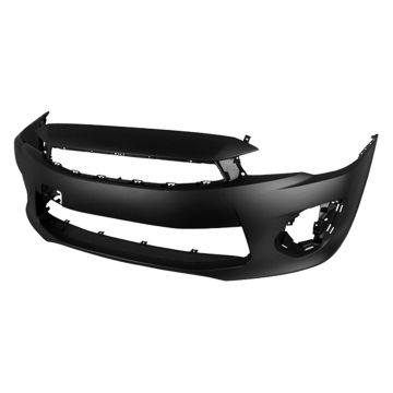 Bumper Cover Front Primed CAPA for Mitsubishi Lancer 2016-2017