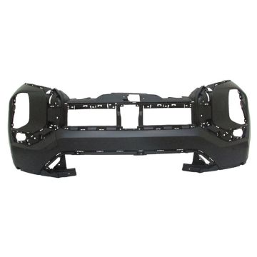 Bumper Cover Front w/o Headlamp Washers w/o Parking Sensors Primed for Mitsubishi Outlander 2022-2024