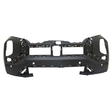 Bumper Cover Front w/o Headlamp Washers w/Parking Sensors Primed for Mitsubishi Outlander 2022-2024