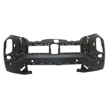 Bumper Cover Front w/Headlamp Washers w/Parking Sensors Primed for Mitsubishi Outlander 2022-2024