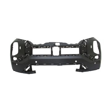 Bumper Cover Front w/Headlamp Washers w/Parking Sensors Primed CAPA for Mitsubishi Outlander 2022-2024