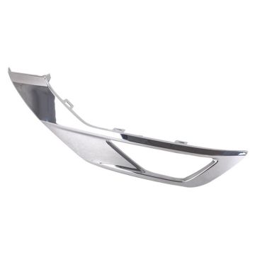 Bumper Insert Front Left Fog Lamp Bezel w/Fog Lamps Chrome for Mitsubishi Outlander SE SEL 2022-2024