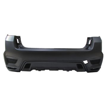 Bumper Cover Rear w/Flare Hole Primed CAPA for Mitsubishi Outlander Sport RVR