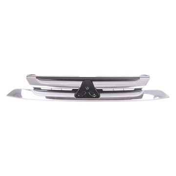 Grille Assembly Chrome/Silver CAPA for Mitsubishi Outlander 2016-2018