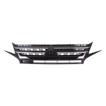 Grille Assembly Chrome/Black CAPA for Mitsubishi Mirage Mirage G4